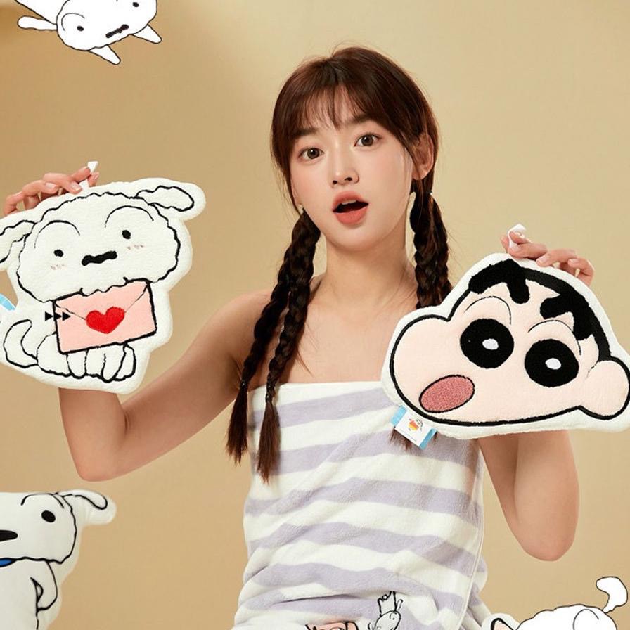 AHUA阿華有事嗎 蠟筆小新人物珊瑚絨速乾擦手巾 F0071 生活雜貨 擦手巾 毛巾 珊瑚絨 吸水 可愛-細節圖5