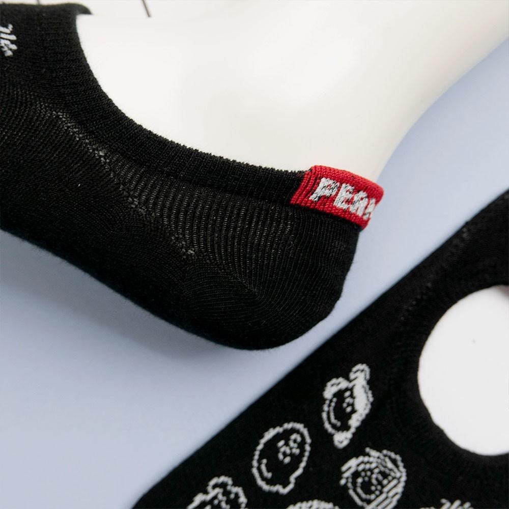 AHUA阿華有事嗎 史努比標籤後跟隱形襪 韓國襪子 K0761 正韓少女襪 韓妞必備船襪 百搭踝襪 素色襪子-細節圖9