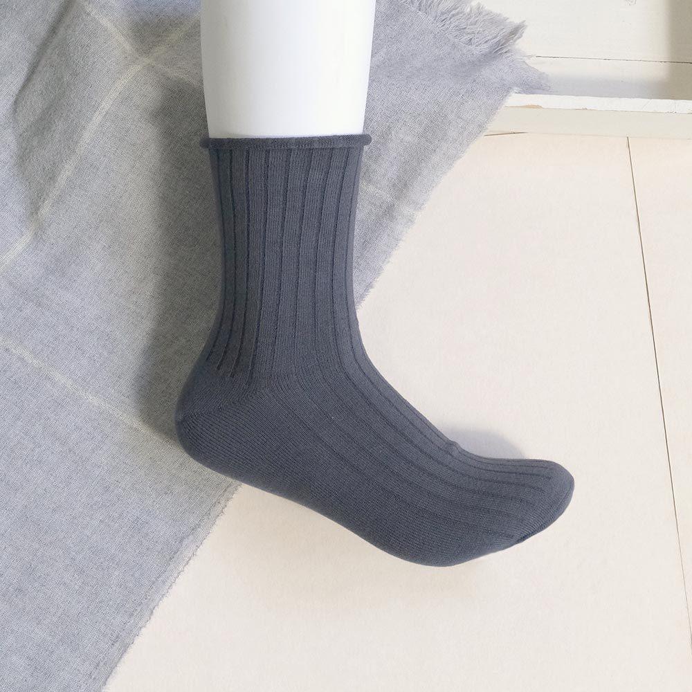 AHUA阿華有事嗎 純色無痕捲邊坑條男生中筒襪 男襪 K2269 型男必備 百搭純棉襪 正韓襪子 男襪 阿華有事嗎-細節圖5