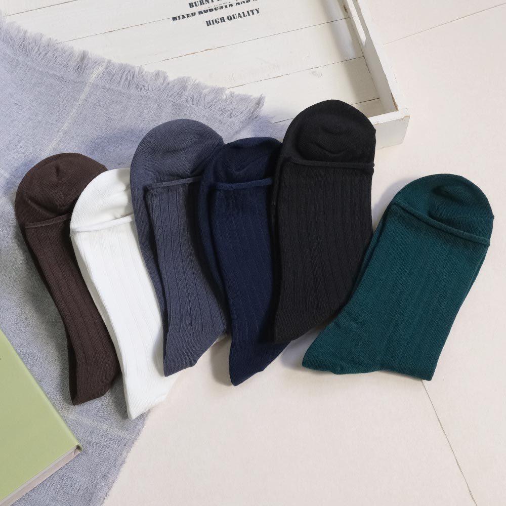 AHUA阿華有事嗎 純色無痕捲邊坑條男生中筒襪 男襪 K2269 型男必備 百搭純棉襪 正韓襪子 男襪 阿華有事嗎-細節圖6