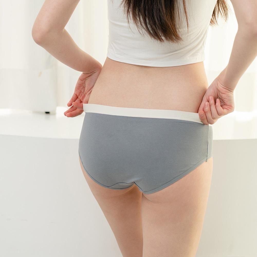 AHUA 韓系內褲 石墨烯拼色中腰內褲 I0018 女生內褲 內褲推薦 透氣內褲 純棉內褲 女內褲 少女內褲 阿華有事嗎-細節圖3
