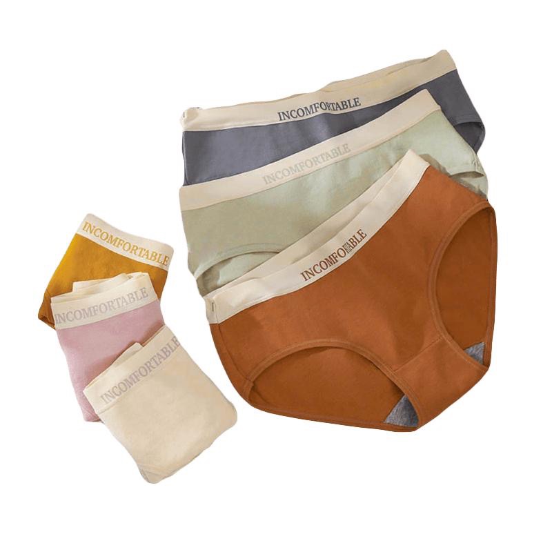 AHUA 韓系內褲 石墨烯拼色中腰內褲 I0018 女生內褲 內褲推薦 透氣內褲 純棉內褲 女內褲 少女內褲 阿華有事嗎-細節圖9