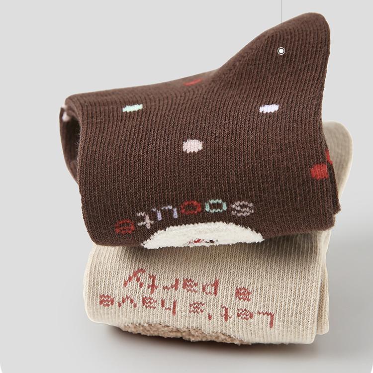 AHUA阿華有事嗎 童立體小動物條紋波點中筒襪(五雙組) SCD0016 童襪 兒童中筒襪 百搭純棉襪 可愛 阿華有事嗎-細節圖6