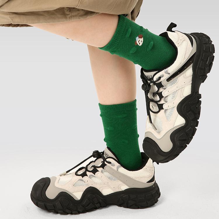 AHUA阿華有事嗎 童立體凸凸刺繡小動物中筒襪 SCD0018 童襪 兒童中筒襪 百搭純棉襪 可愛襪 阿華有事嗎-細節圖4