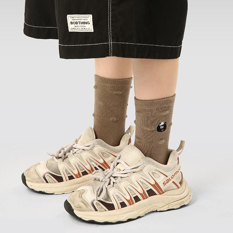 AHUA阿華有事嗎 童立體凸凸刺繡小動物中筒襪 SCD0018 童襪 兒童中筒襪 百搭純棉襪 可愛襪 阿華有事嗎-細節圖5