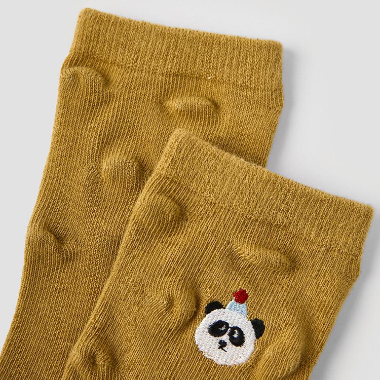 AHUA阿華有事嗎 童立體凸凸刺繡小動物中筒襪 SCD0018 童襪 兒童中筒襪 百搭純棉襪 可愛襪 阿華有事嗎-細節圖9