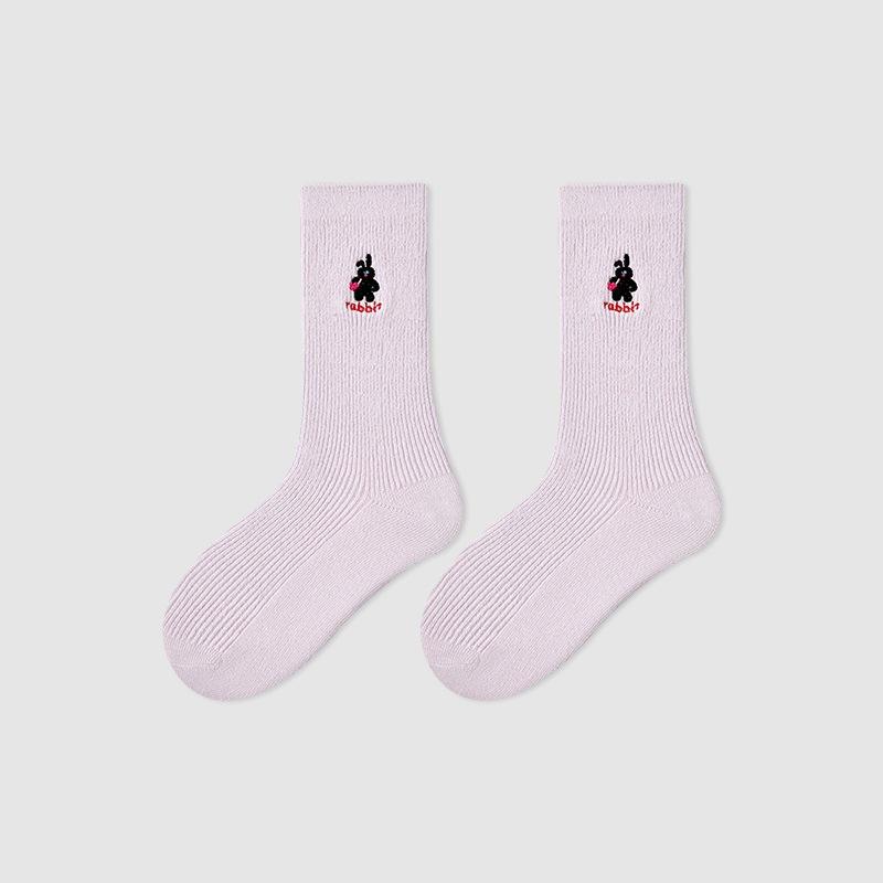 AHUA阿華有事嗎 童刺繡英文小動物中筒襪 SCD0019 童襪 兒童中筒襪 百搭純棉襪 可愛襪 阿華有事嗎-細節圖8