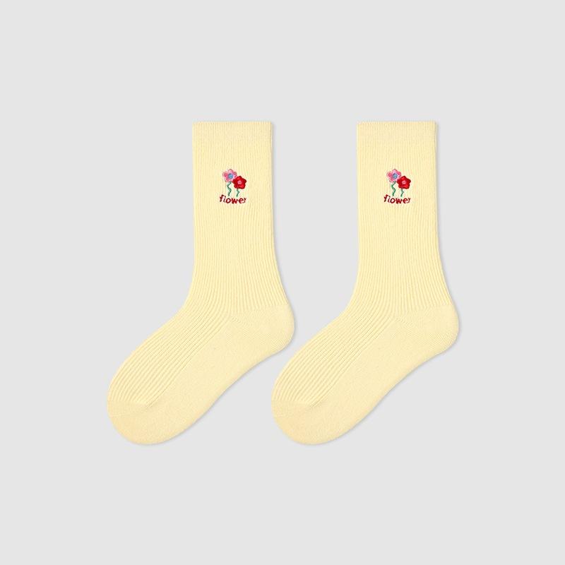 AHUA阿華有事嗎 童刺繡英文小動物中筒襪 SCD0019 童襪 兒童中筒襪 百搭純棉襪 可愛襪 阿華有事嗎-細節圖9