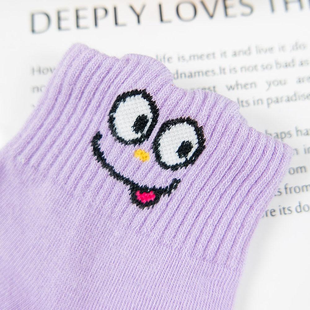 AHUA 韓國襪子 立體耳朵可愛表情中短襪 K1547  女生襪子 女襪 襪子推薦 中短襪 純棉襪 造型襪 阿華有事嗎-細節圖9