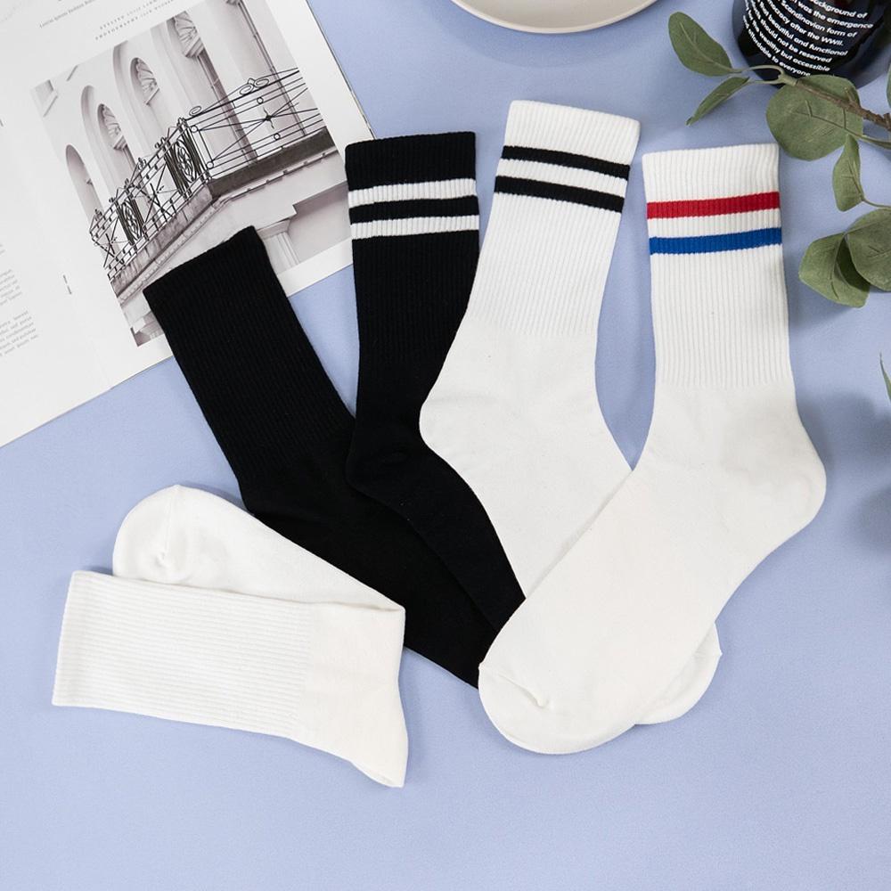 AHUA阿華有事嗎 韓國襪子 百搭素色男款中長筒襪 男襪 K1539 襪子推薦 流行襪首選 印花男襪 長襪 純棉襪-細節圖3