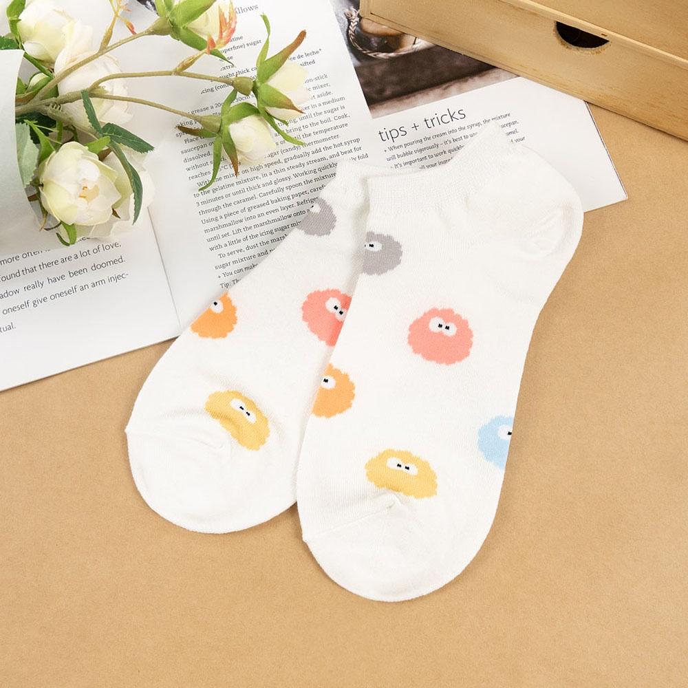 AHUA 韓國襪子 滿版彩色小精靈短襪 K1466 女生襪子 女襪 女生短襪 學生襪 純棉襪子 阿華有事嗎-細節圖9