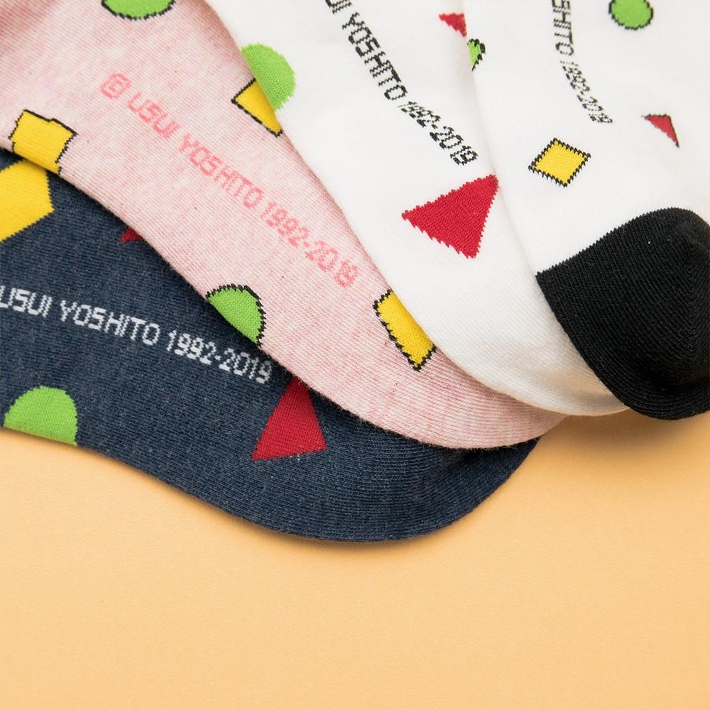 AHUA阿華有事嗎 韓國襪子 蠟筆小新睡衣立體耳朵中短襪 K0673 正韓少女襪 韓妞必備卡通襪 百搭純棉襪-細節圖7