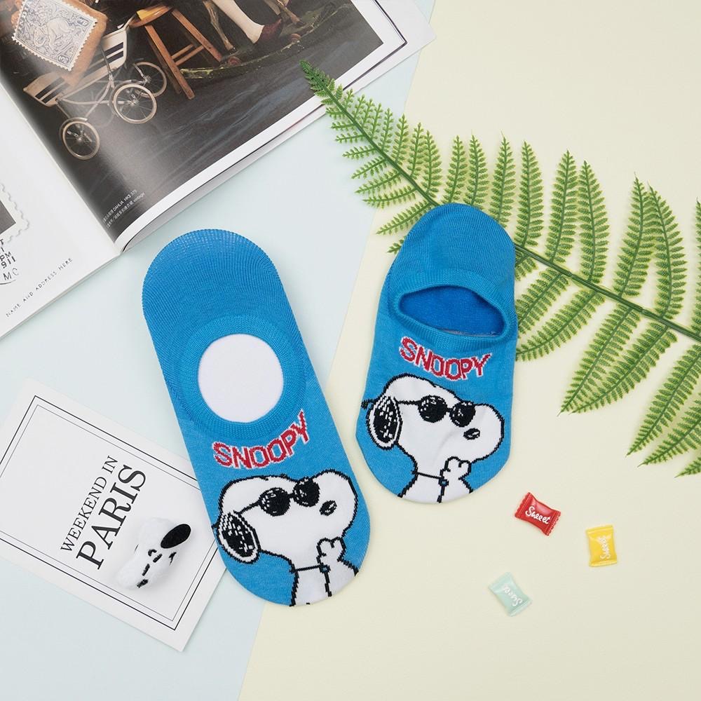 AHUA阿華有事嗎 韓國襪子  字母史努比隱形襪 K0601 正韓少女襪 韓妞必備船襪 百搭純棉襪 卡通襪 【 免運】-細節圖6