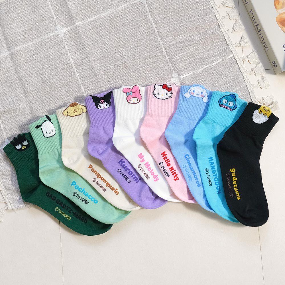 AHUA阿華有事嗎 三麗鷗立體耳朵毛毛卡通中筒襪 女生襪子 襪子推薦 K2258 正韓襪子 百搭純棉襪 韓妞必備 少女襪-細節圖3