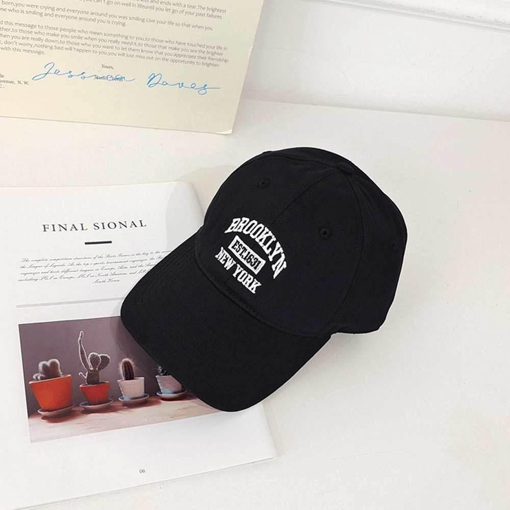 AHUA阿華有事嗎 刺繡BROOKLYN EST 1631棒球帽 H0071 簡約 百搭基本款帽子 老帽 遮陽帽-細節圖4