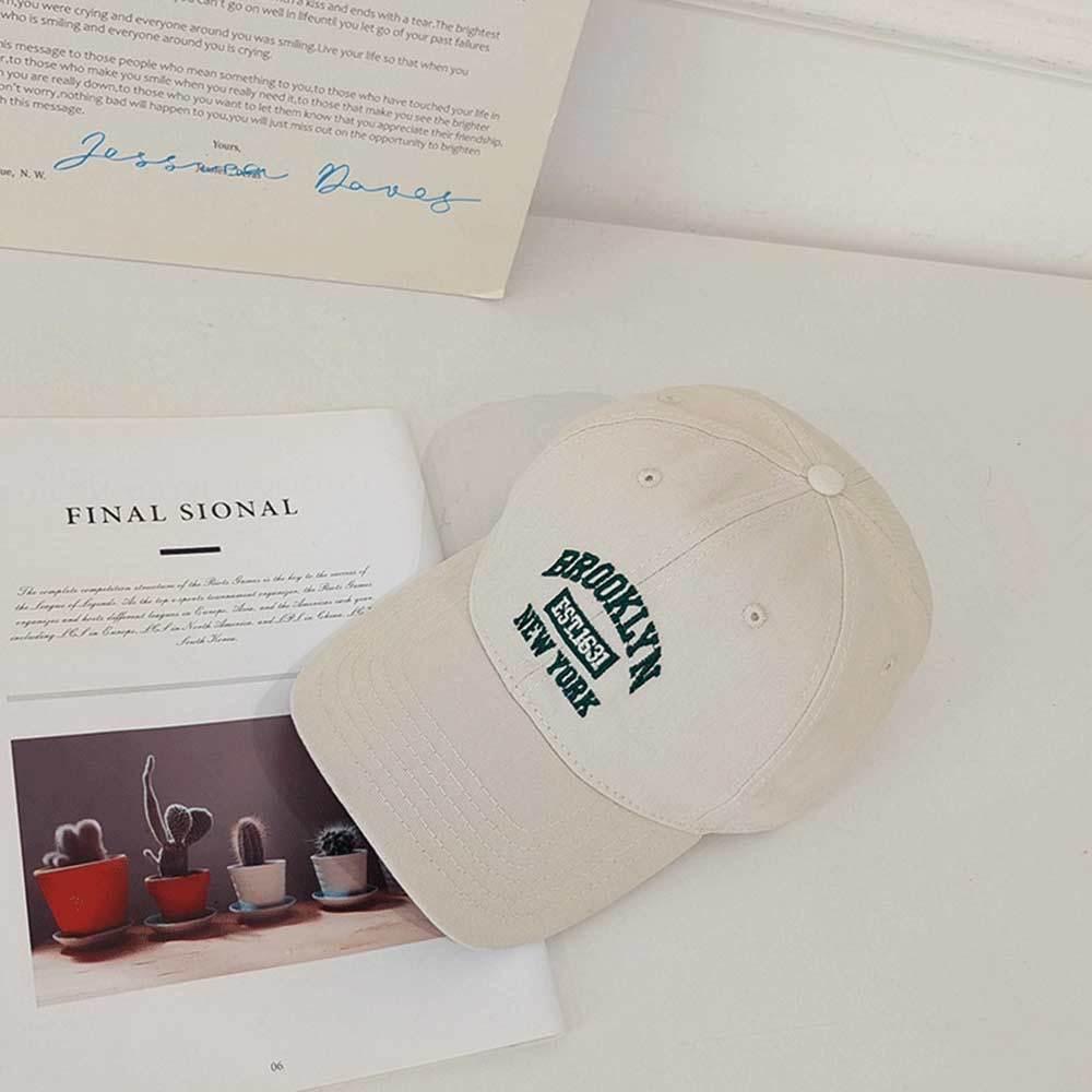 AHUA阿華有事嗎 刺繡BROOKLYN EST 1631棒球帽 H0071 簡約 百搭基本款帽子 老帽 遮陽帽-細節圖7