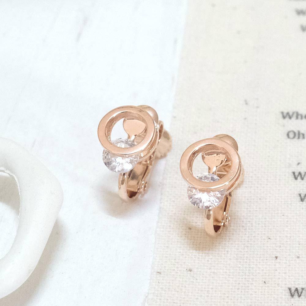 AHUA阿華有事嗎 雙層夾心水鑽耳夾 A0870 正韓 Ins風 時尚 氣質 百搭 耳夾 無耳洞 基本款-細節圖5