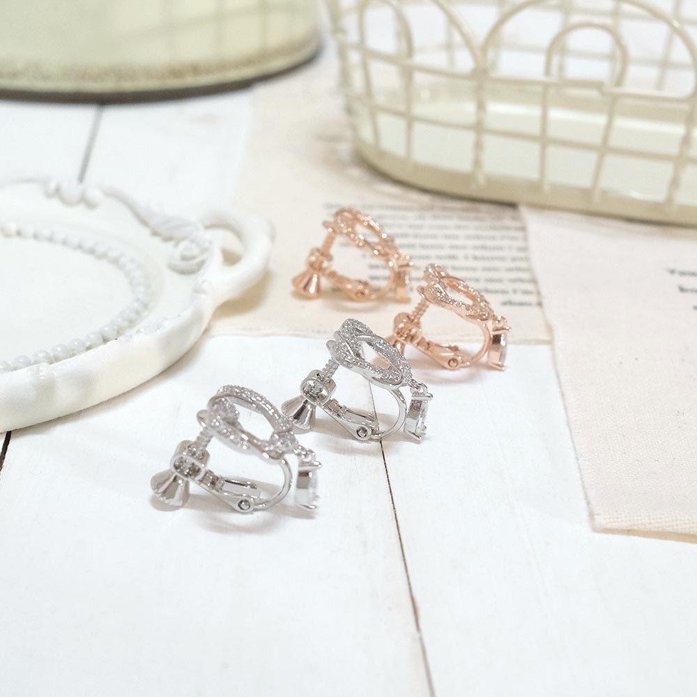 AHUA阿華有事嗎 璀璨顛倒雙層愛心耳夾 A0872 正韓 Ins風 時尚 氣質 百搭 耳夾 無耳洞 基本款-細節圖6