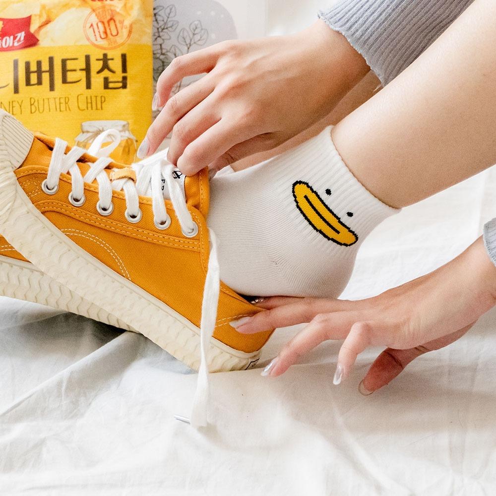 AHUA阿華有事嗎 Ducky扁嘴鴨鴨短襪 K2096 正韓襪子 百搭純棉襪 韓妞必備 少女襪-細節圖4