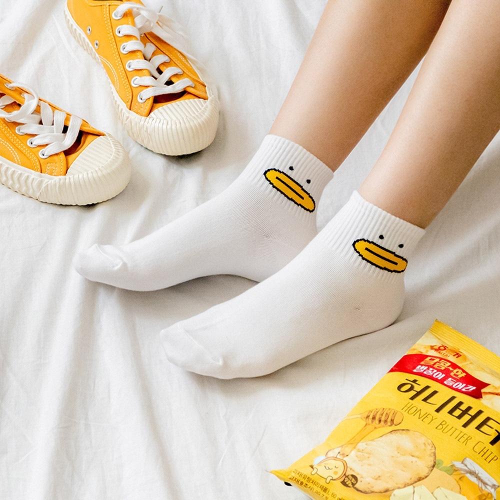AHUA阿華有事嗎 Ducky扁嘴鴨鴨短襪 K2096 正韓襪子 百搭純棉襪 韓妞必備 少女襪-細節圖5