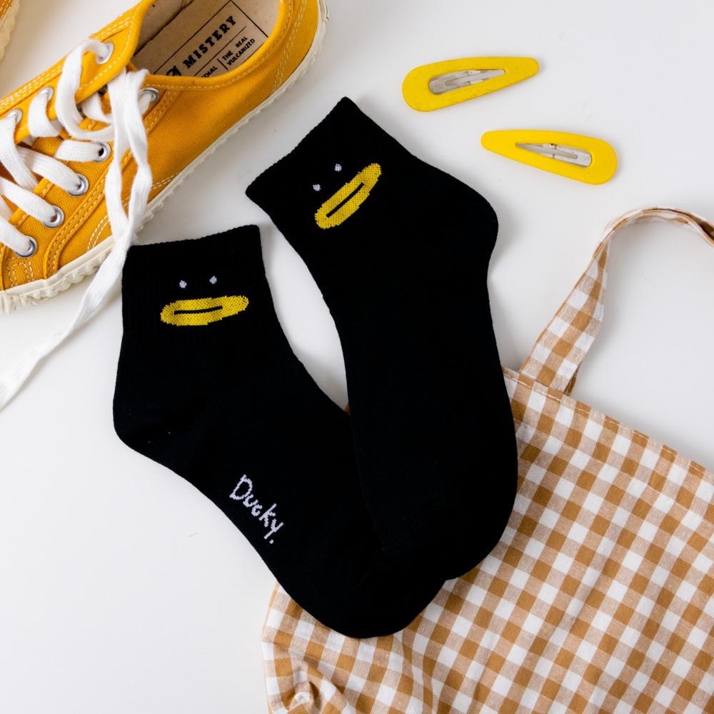 AHUA阿華有事嗎 Ducky扁嘴鴨鴨短襪 K2096 正韓襪子 百搭純棉襪 韓妞必備 少女襪-細節圖9