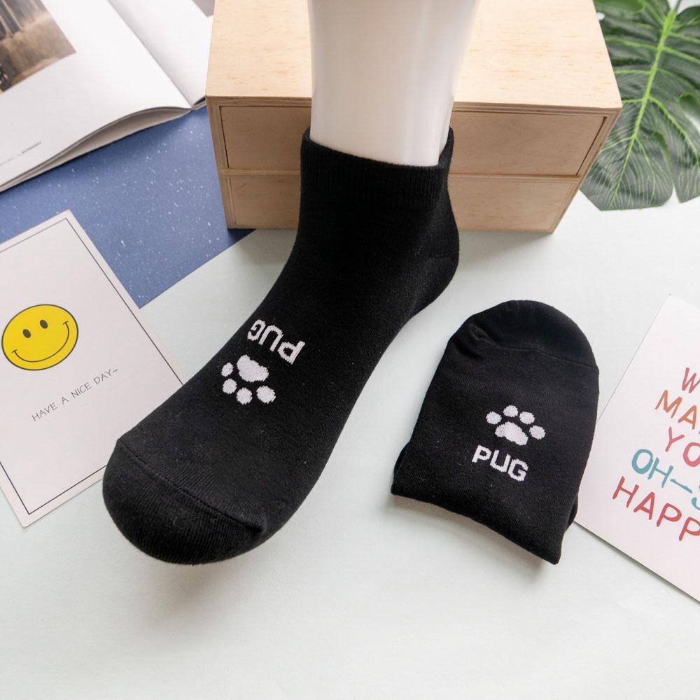 AHUA 韓國襪子 後腳跟立體狗狗圖案短襪 女生短襪 女襪 狗狗襪子 純棉襪子 襪子推薦 K0888 阿華有事嗎-細節圖8