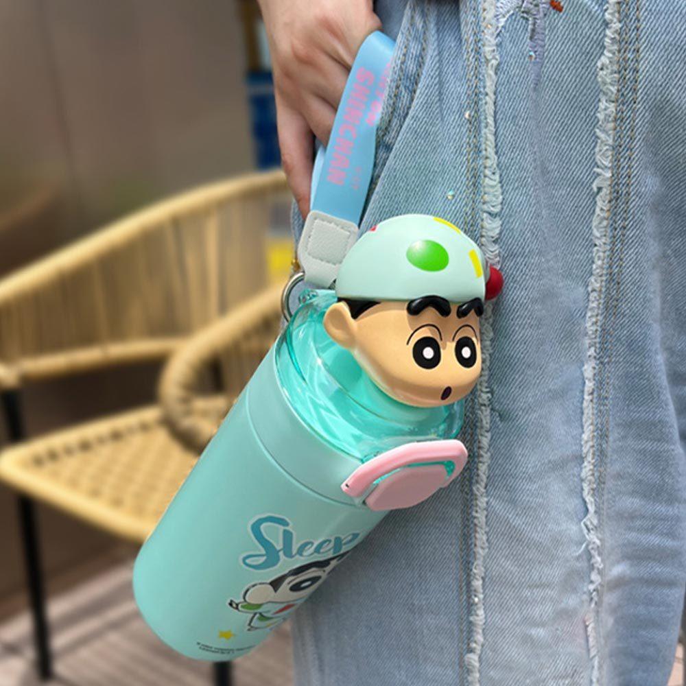 AHUA 蠟筆小新立體大頭裝扮情境圖案保溫杯 保溫瓶 F0046 生活百貨 保溫杯 阿華有事嗎-細節圖3