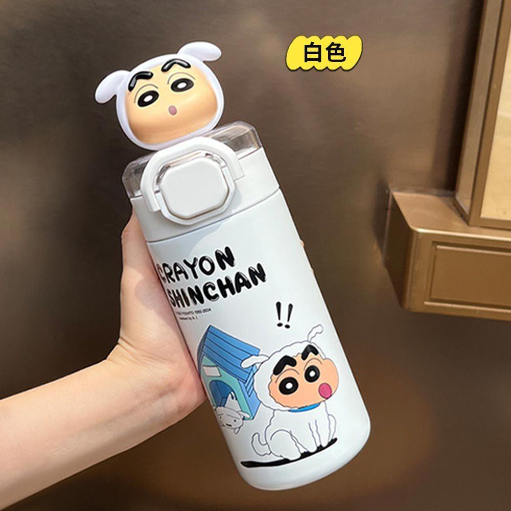AHUA 蠟筆小新立體大頭裝扮情境圖案保溫杯 保溫瓶 F0046 生活百貨 保溫杯 阿華有事嗎-細節圖8