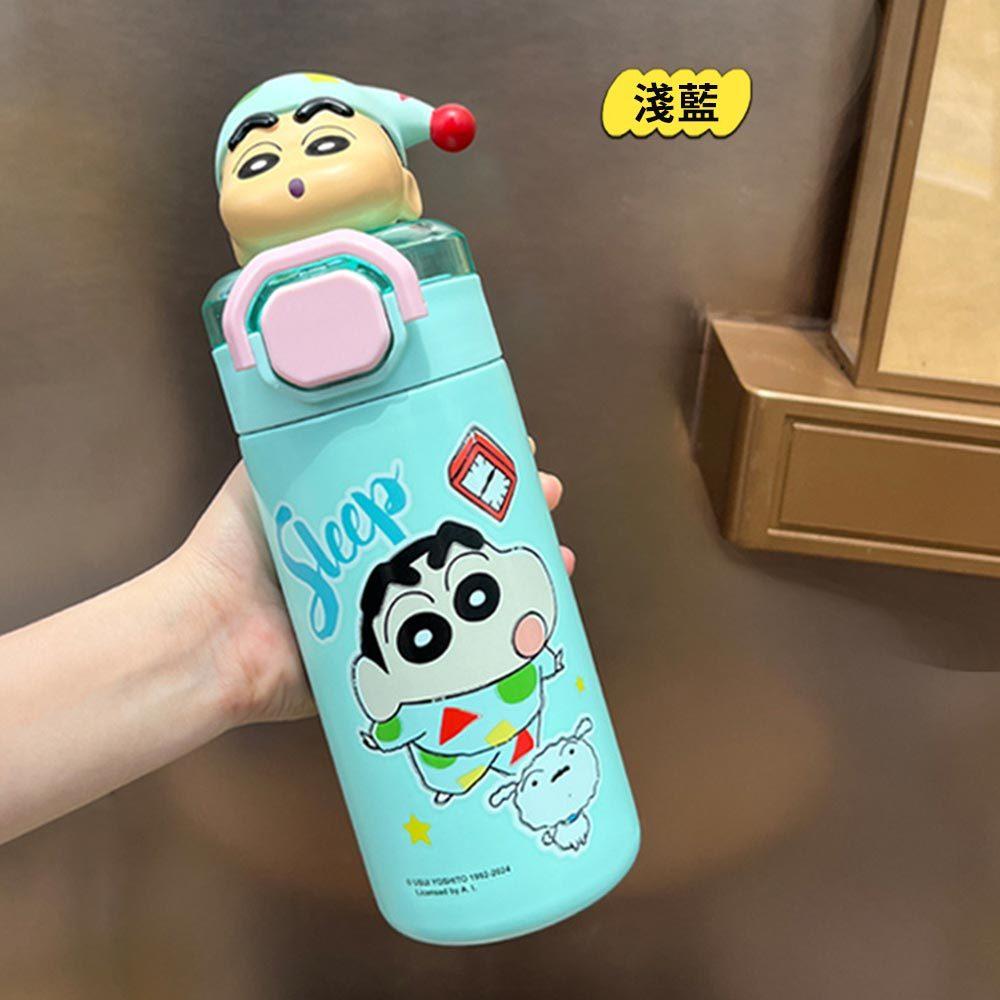 AHUA 蠟筆小新立體大頭裝扮情境圖案保溫杯 保溫瓶 F0046 生活百貨 保溫杯 阿華有事嗎-細節圖9