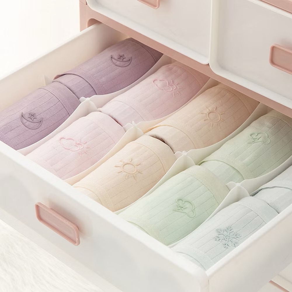 AHUA 韓系內褲 粉嫩純色天氣小圖純棉內褲 I0009 單入/五件組 女生內褲 流行少女內褲 可愛內褲 阿華有事嗎-細節圖8