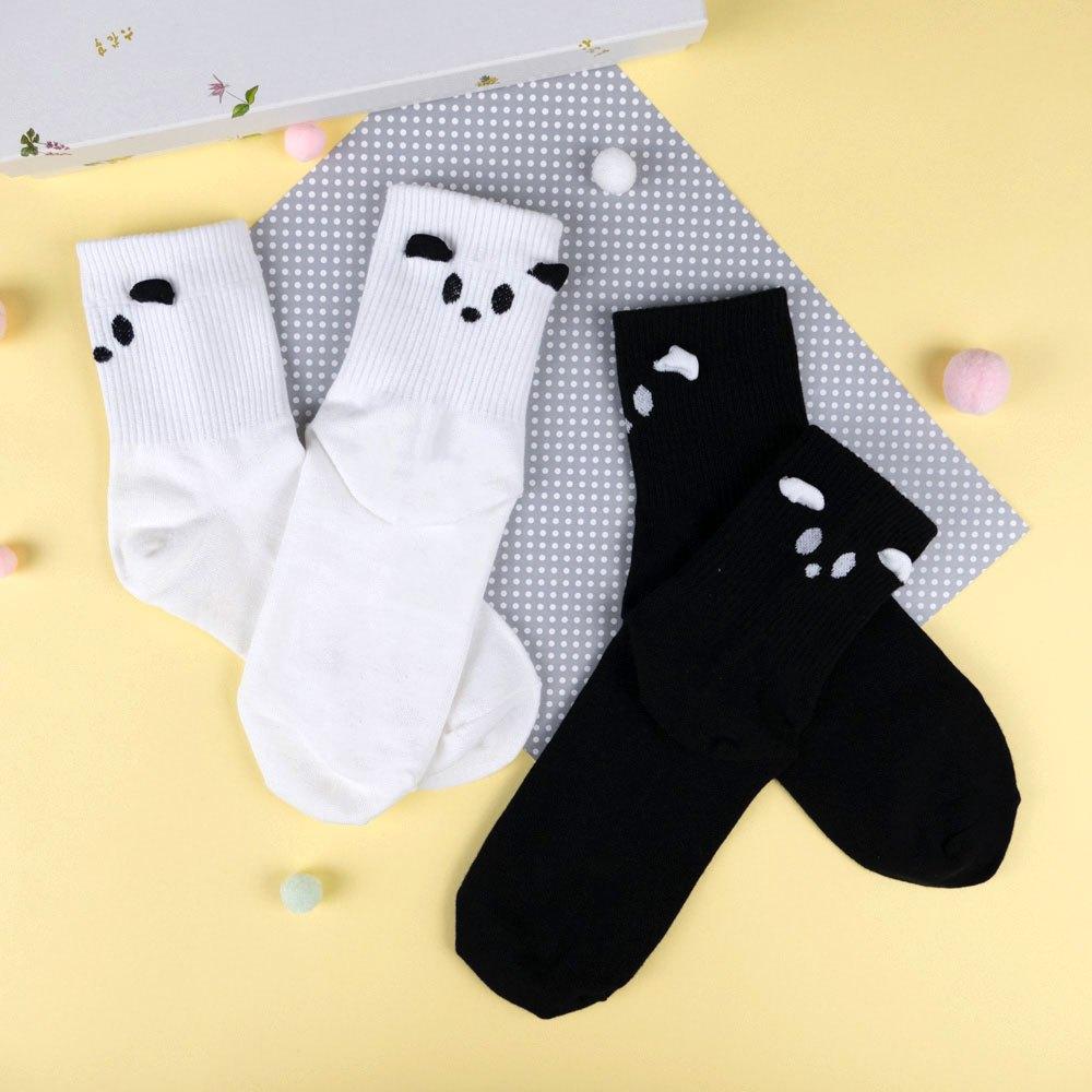 AHUA阿華有事嗎 腳後跟立體耳朵動物表情中筒襪 K2289 正韓襪子 百搭純棉襪 韓妞必備 少女襪-細節圖3