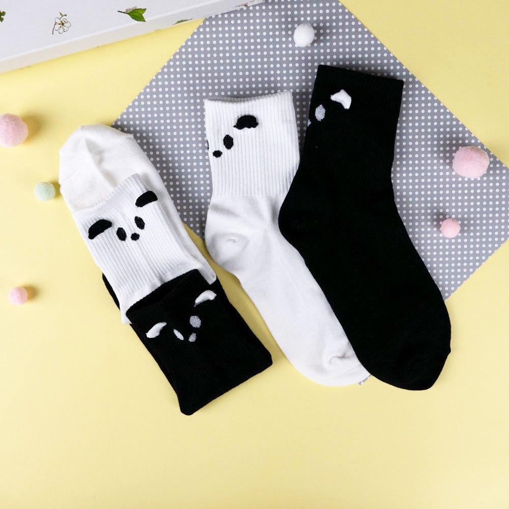 AHUA阿華有事嗎 腳後跟立體耳朵動物表情中筒襪 K2289 正韓襪子 百搭純棉襪 韓妞必備 少女襪-細節圖5