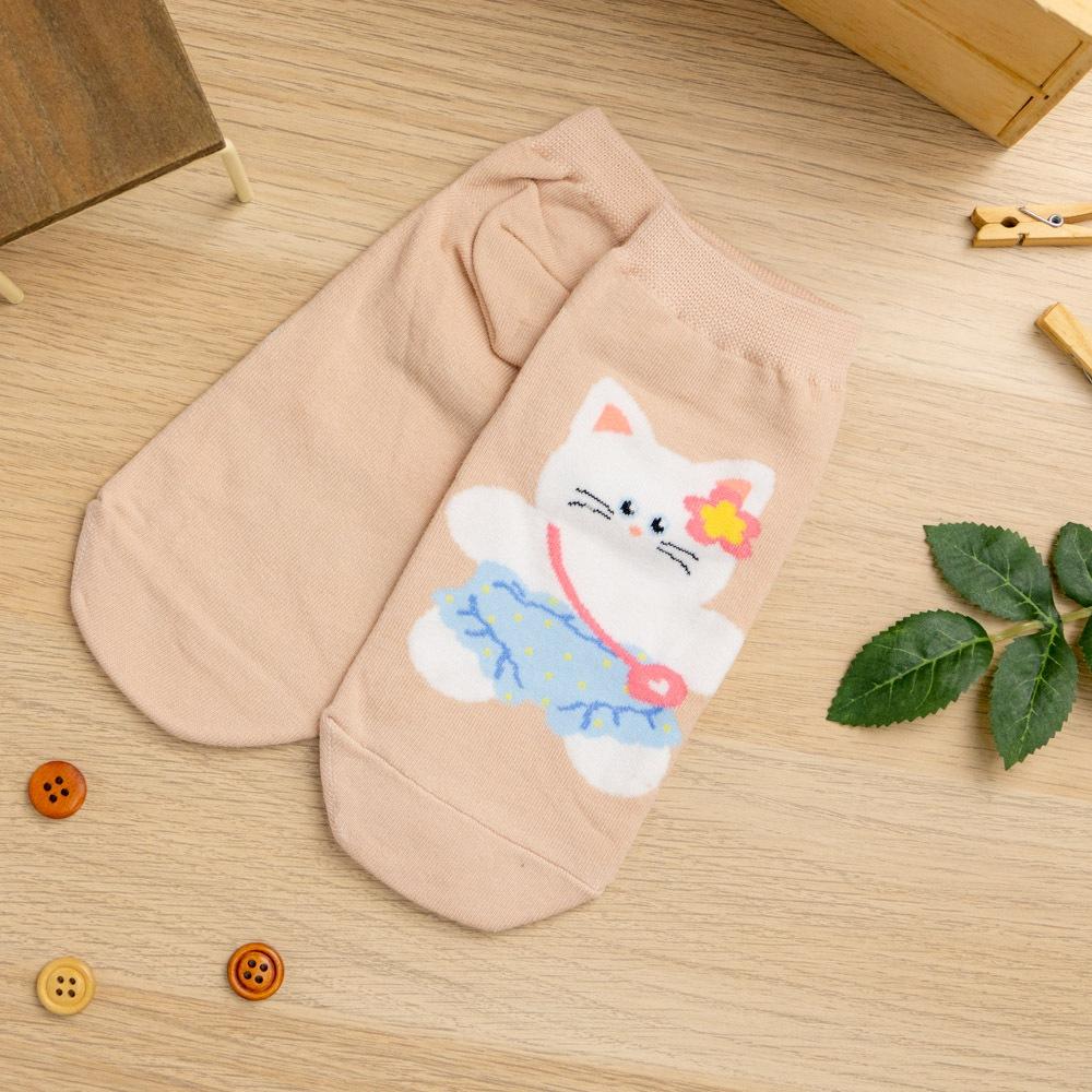 AHUA阿華有事嗎 全身動物朋友郊遊派對裝扮短襪 K2105 正韓襪子 百搭純棉襪 韓妞必備 少女襪-細節圖6