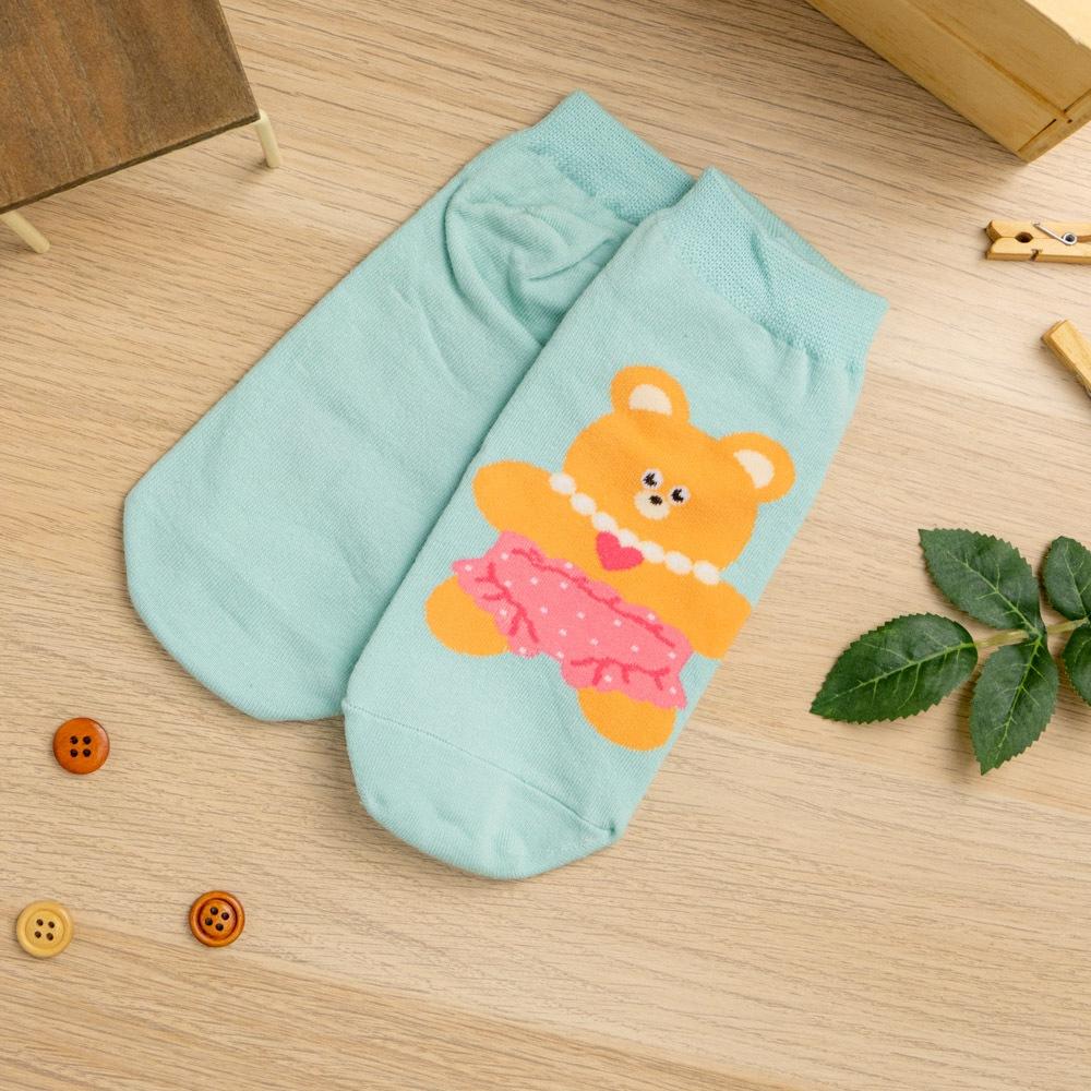 AHUA阿華有事嗎 全身動物朋友郊遊派對裝扮短襪 K2105 正韓襪子 百搭純棉襪 韓妞必備 少女襪-細節圖8