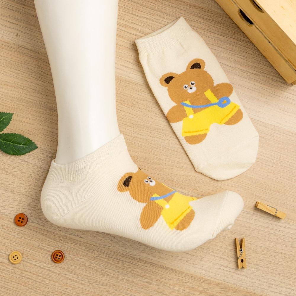 AHUA阿華有事嗎 全身動物朋友郊遊派對裝扮短襪 K2105 正韓襪子 百搭純棉襪 韓妞必備 少女襪-細節圖9