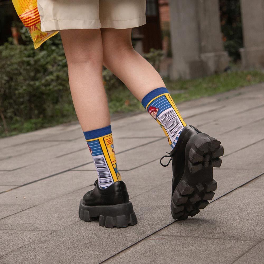 AHUA原創設計襪 HUAER味王王子麵聯名中筒襪 棒球 醬油 味精 茄芷袋 Z0034 公益聯名 台灣製造 阿華有事嗎-細節圖8