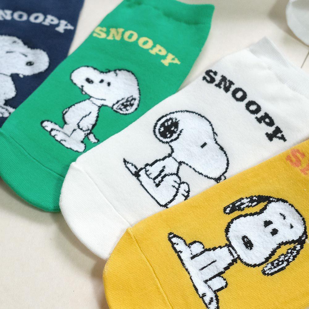 AHUA阿華有事嗎 立體毛毛史努比英文全身動作短襪 K2238 正韓襪子 百搭純棉襪 韓妞必備 少女襪-細節圖4