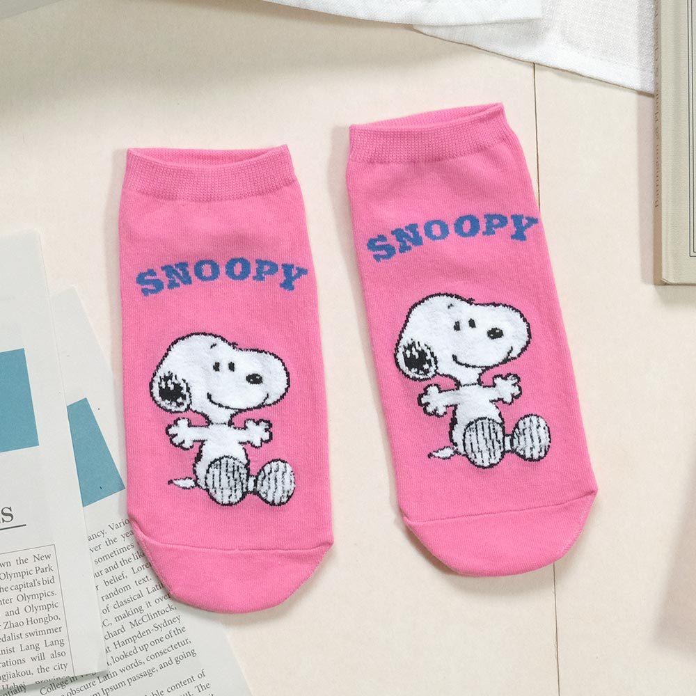 AHUA阿華有事嗎 立體毛毛史努比英文全身動作短襪 K2238 正韓襪子 百搭純棉襪 韓妞必備 少女襪-細節圖9