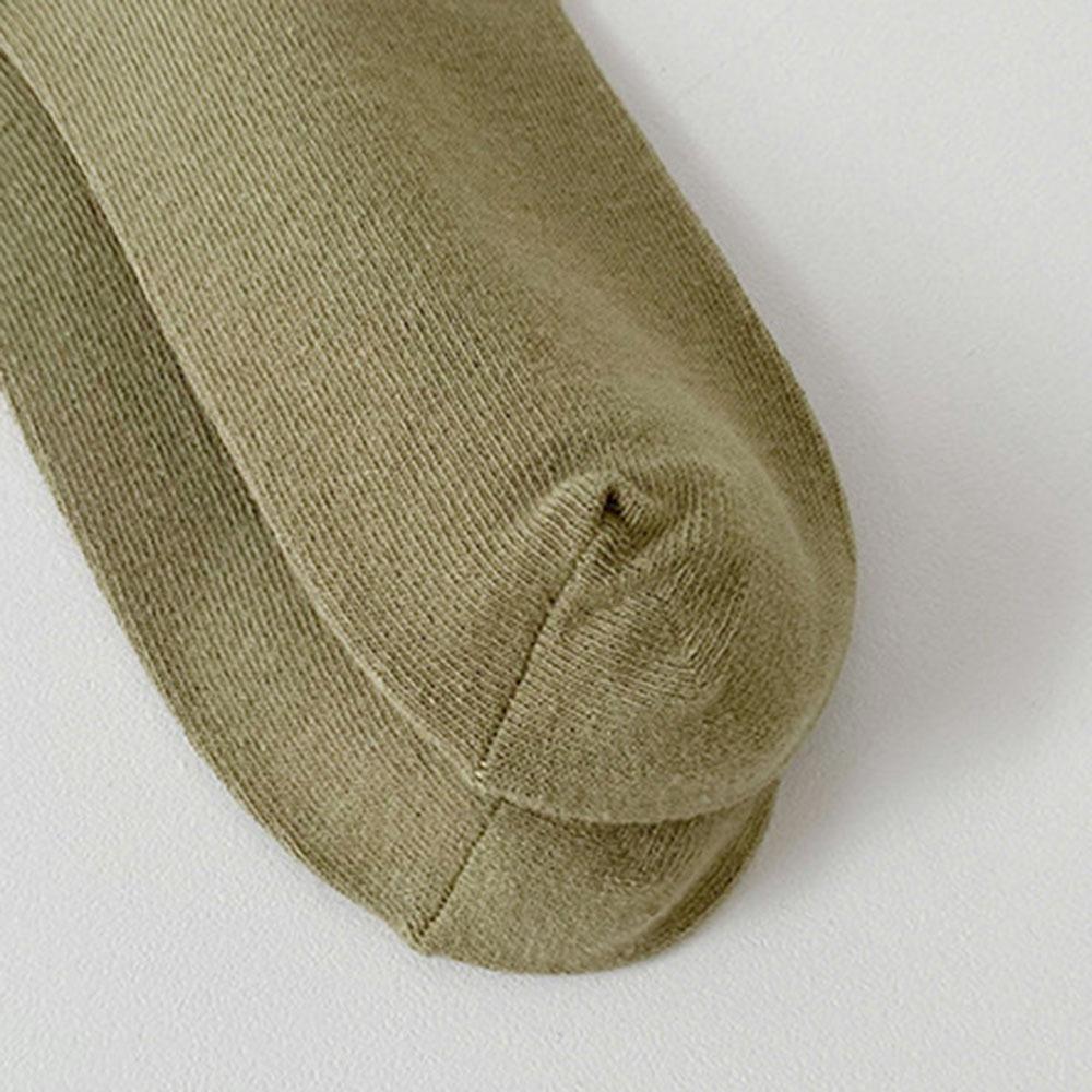 AHUA阿華有事嗎 莫蘭迪木耳捲邊中筒襪 S0513 韓妞必備 百搭純棉襪 韓系襪子 少女襪-細節圖9