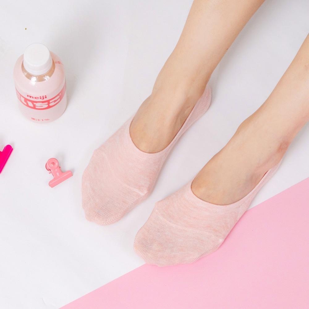 AHUA 韓國襪子 純色質感隱形襪 K1996 韓妞必備 百搭純棉襪 正韓襪子 少女襪 糖果色 素色 防脫落 阿華有事嗎-細節圖3