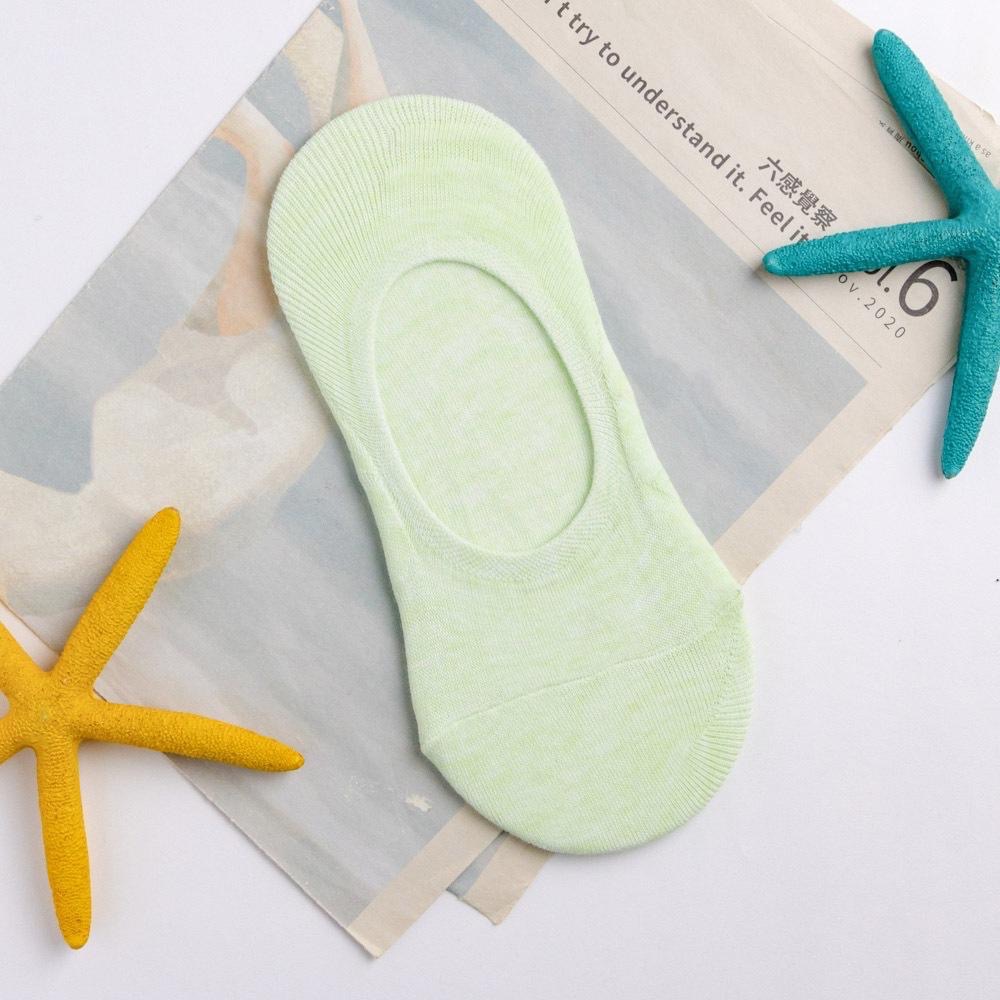 AHUA 韓國襪子 純色質感隱形襪 K1996 韓妞必備 百搭純棉襪 正韓襪子 少女襪 糖果色 素色 防脫落 阿華有事嗎-細節圖9