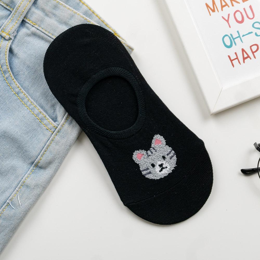 AHUA阿華有事嗎 韓國襪子 腳背立體毛毛小頭隱形襪 K1933 韓妞必備 百搭純棉襪  韓系 日系 可愛-細節圖7