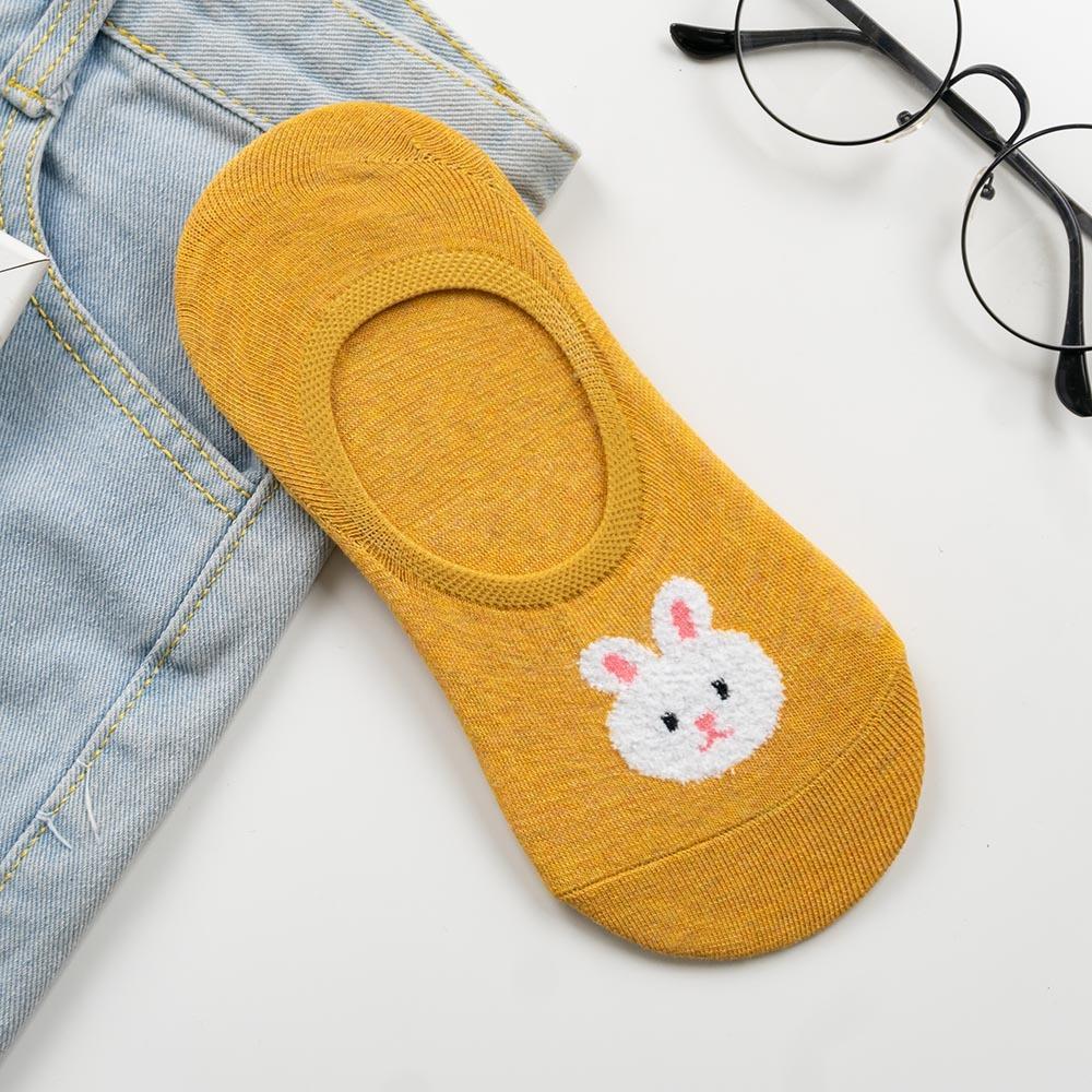 AHUA阿華有事嗎 韓國襪子 腳背立體毛毛小頭隱形襪 K1933 韓妞必備 百搭純棉襪  韓系 日系 可愛-細節圖9