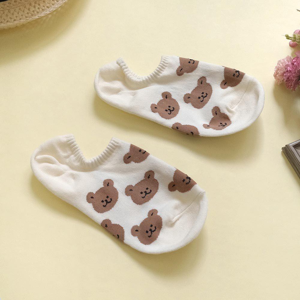 AHUA阿華有事嗎 Q版可愛動物船型襪 K2194 正韓襪子 百搭純棉襪 韓妞必備 少女襪-細節圖9