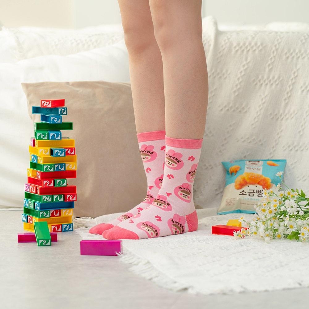 AHUA原創設計襪子 HUAER x WeiWeiBoy 可愛大王聯名中筒襪 立體耳朵襪子 Z0028 阿華有事嗎-細節圖9