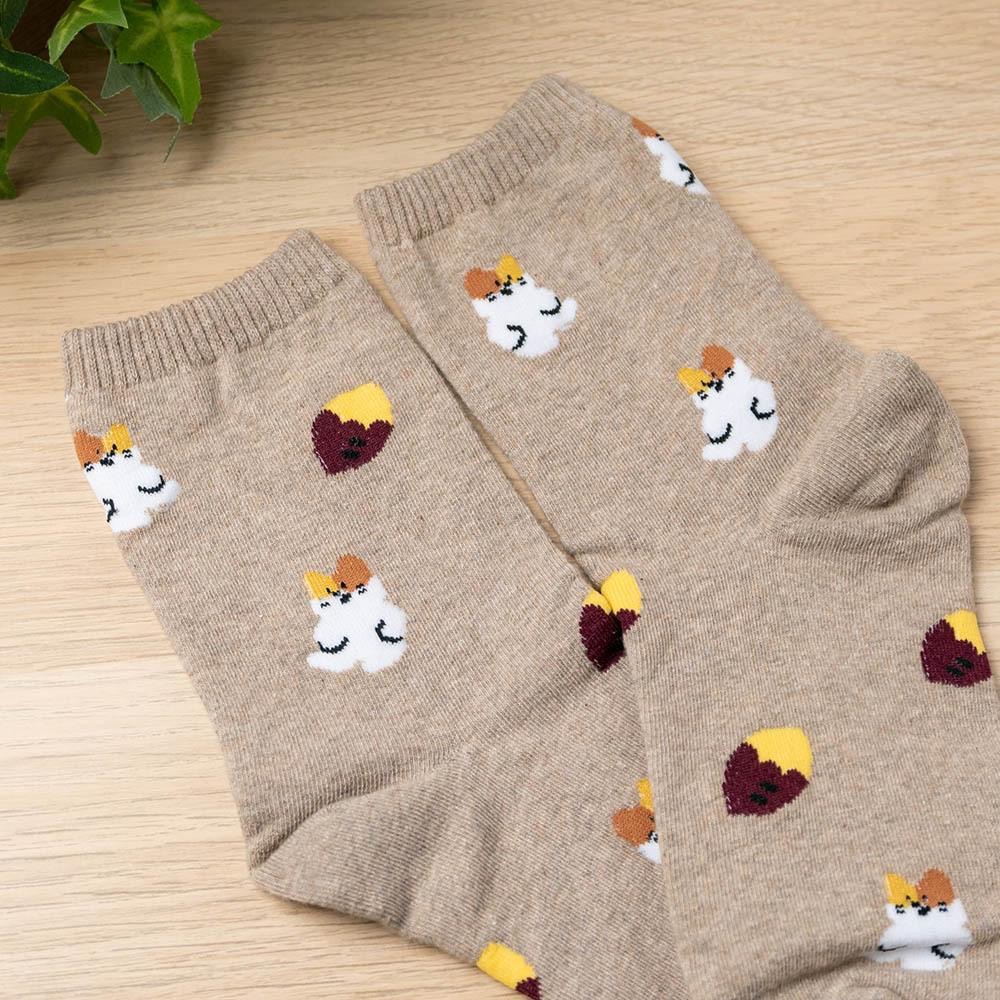 AHUA阿華有事嗎 韓國襪子 滿版小動物點心中筒襪 K1936 韓妞必備 百搭純棉襪 日系 可愛 動物-細節圖6