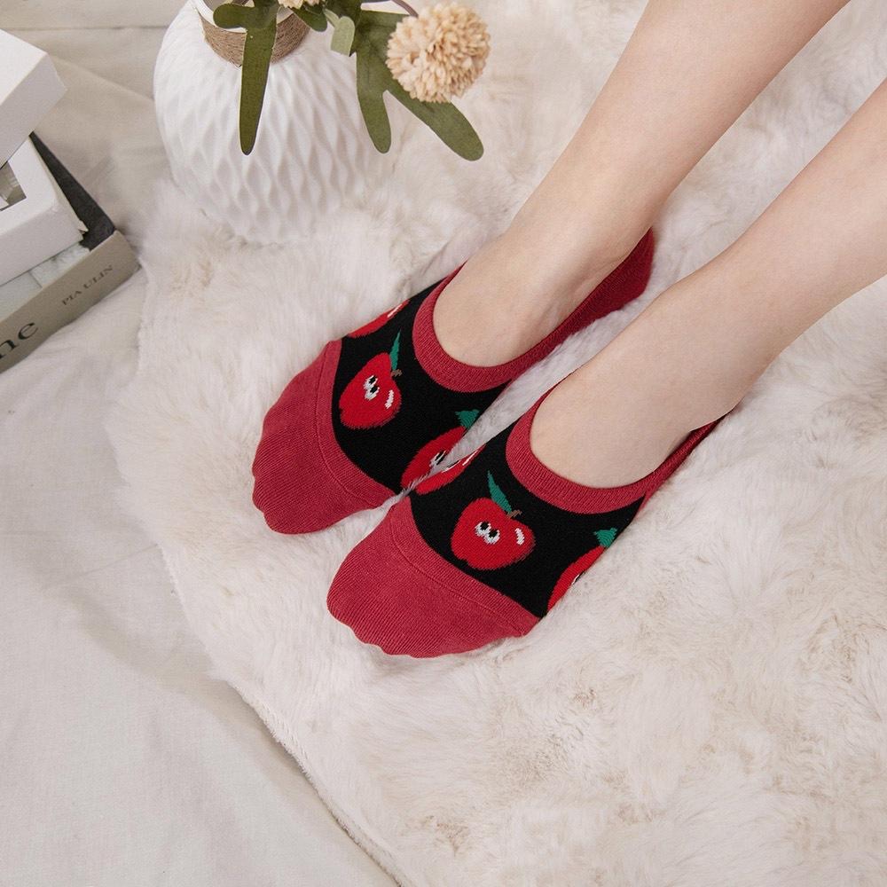 AHUA阿華有事嗎 前腳背拼接眼睛食物隱形襪 K2107 正韓襪子 百搭純棉襪 韓妞必備 少女襪-細節圖3