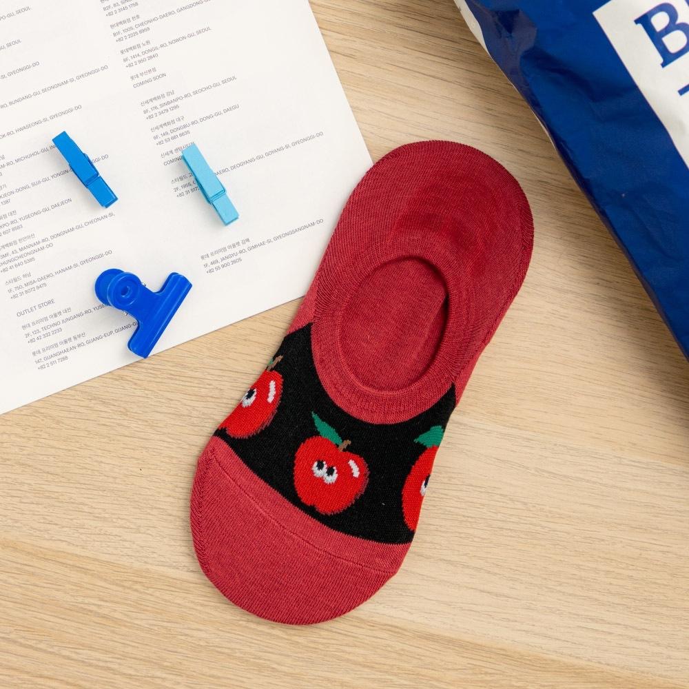 AHUA阿華有事嗎 前腳背拼接眼睛食物隱形襪 K2107 正韓襪子 百搭純棉襪 韓妞必備 少女襪-細節圖6