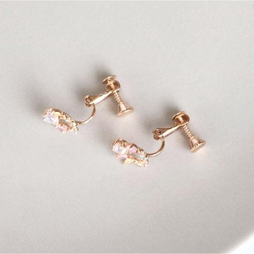 AHUA阿華有事嗎 花圈愛心珍珠耳夾 A0851 正韓 Ins風 時尚 氣質 百搭 耳夾 無耳洞 基本款-細節圖6