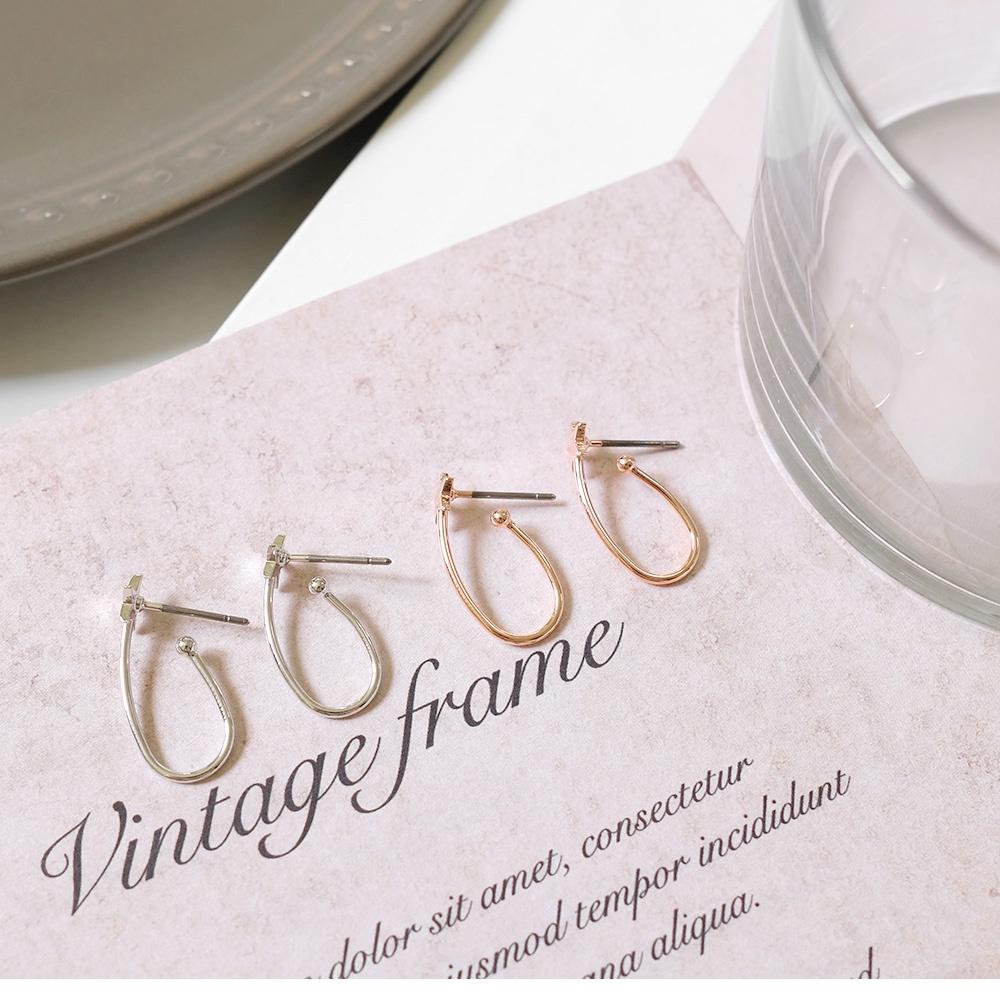 AHUA阿華有事嗎 韓國飾品 幸運流星圈圈耳環【A0309】正韓 C圈 可愛 時尚 簡約 韓妞必備 百搭 基本款 耳針-細節圖5